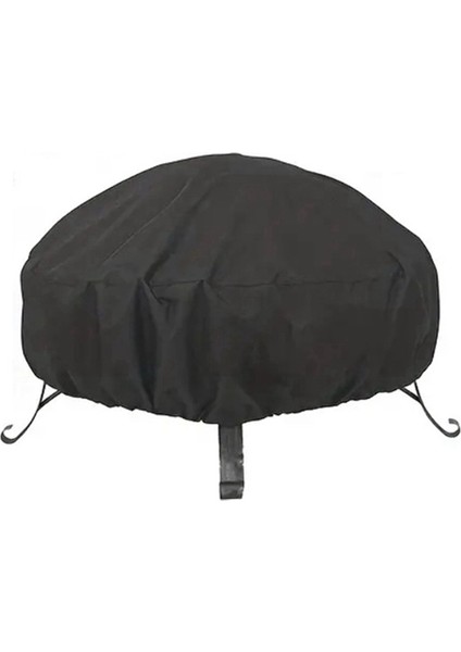 Ateş Çukuru Kapağı Toz Kapağı Su Geçirmez, Ağır Hizmet Tipi, Isı ve Barbekü Izgara Kapağı Açık Hava Koruması Için, 85X40CM (Yurt Dışından)