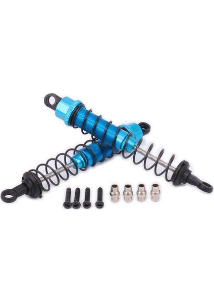 1/12 Wltoys 12428 12423 Rc Araba Tırmanma Yükseltme Parçası Için Metal Yağ Dolu Ön ve Arka Amortisör, Mavi (Yurt Dışından)