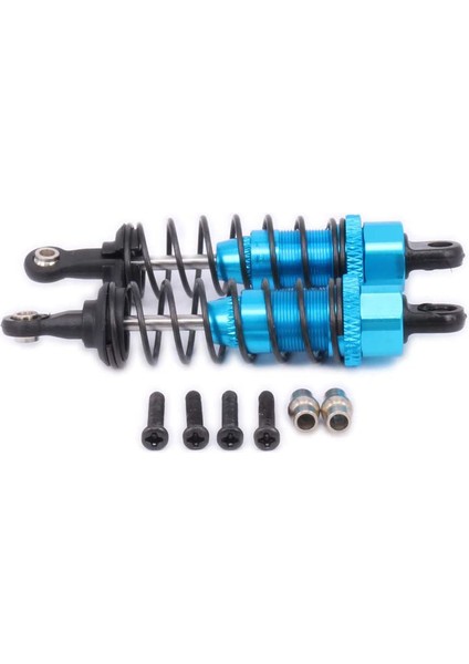 1/12 Wltoys 12428 12423 Rc Araba Tırmanma Yükseltme Parçası Için Metal Yağ Dolu Ön ve Arka Amortisör, Mavi (Yurt Dışından)