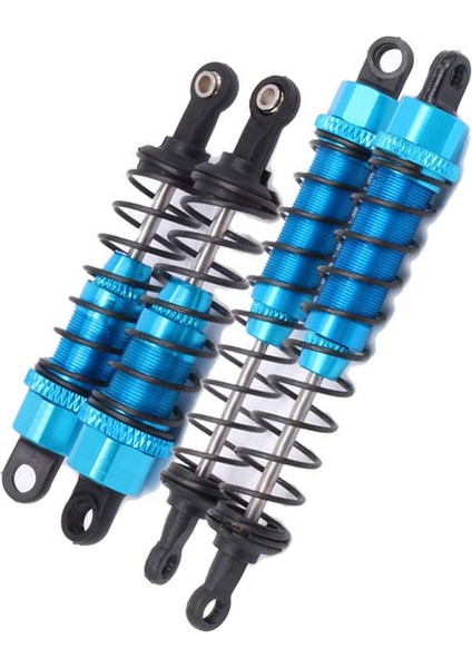 1/12 Wltoys 12428 12423 Rc Araba Tırmanma Yükseltme Parçası Için Metal Yağ Dolu Ön ve Arka Amortisör, Mavi (Yurt Dışından)