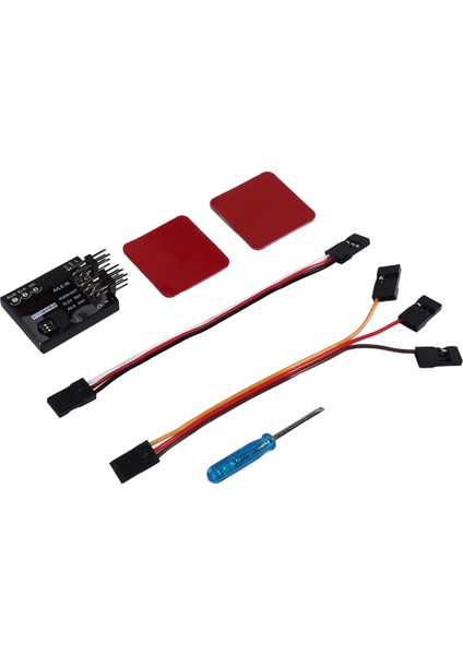 P1-Gyro 3 Eksenli Uçuş Kontrolörü Sabitleyici Sistem Jiro Sabit Uçan Kanat Siyah (Yurt Dışından)