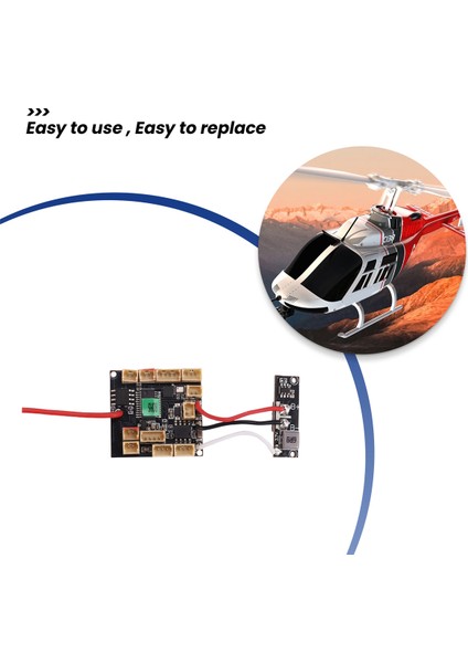 Rc Oyuncak Helikopter Yükseltme C138 Alıcı Kiti Rc Era C138 Bell 206 1:33 Rc Oyuncak Helikopter Parçaları (Yurt Dışından)