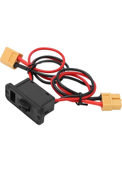 Rc Uçak Anahtarı, XT60 Fişli 18AWG Büyük Akım Anahtarı, Rc Model Uçak Için Ağır Hizmet Tipi Açma/kapama Anahtarı (Yurt Dışından)