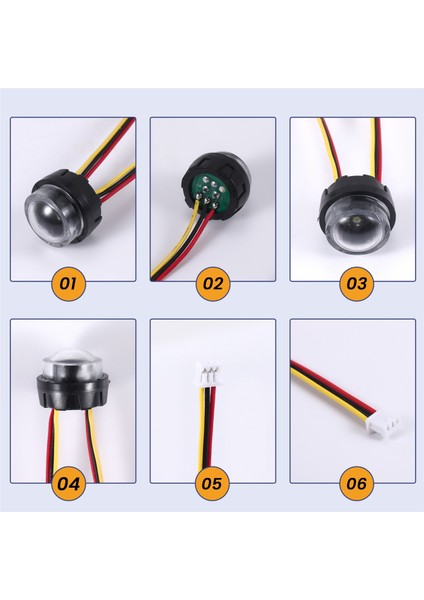 Sg 1603 Sg 1604 SG1603 SG1604 1/16 Rc Araba Yedek Parça Aksesuarları Için Ön LED Işık (Yurt Dışından)