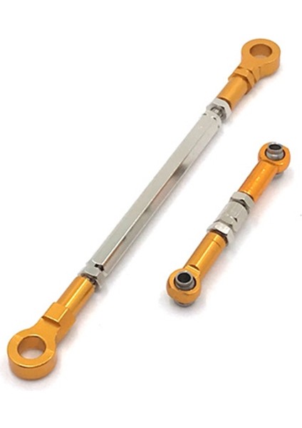 Metal Direksiyon Çubuğu Servo Bağlantı Çubuğu Hb Oyuncakları ZP1001 ZP1002 ZP1003 ZP1004 1/10 Rc Paletli Araba Yükseltme Parçaları, Sarı (Yurt Dışından)