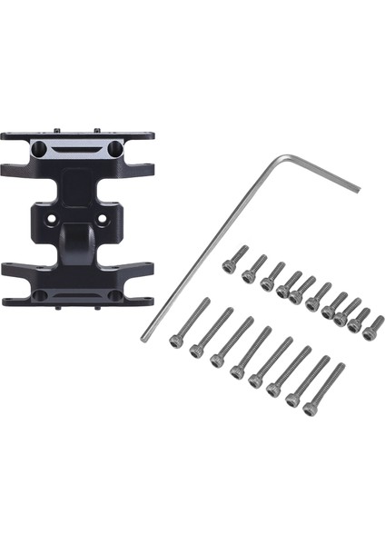 Metal Merkez Şanzıman Montaj Tabanı 1/24 Rc Paletli Araba Eksenel SCX24 Gladiator Jlu Bronco C10 Kilit, Gri (Yurt Dışından)