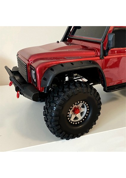1/10 Model Araba Alüminyum Alaşımlı M4 Somun Tırmanma Tekerleği Göbeği Somunu SCX10 90046 Trx-4, Siyah (Yurt Dışından)