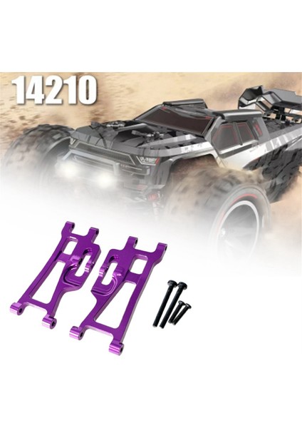 Rc Araba Metal Yükseltme Alt Salıncak Kolu Parçaları Mjx Hyper Go 1/14 14209 14210 H14BM Rc Araba Yükseltme Parçaları (Mor) (Yurt Dışından)