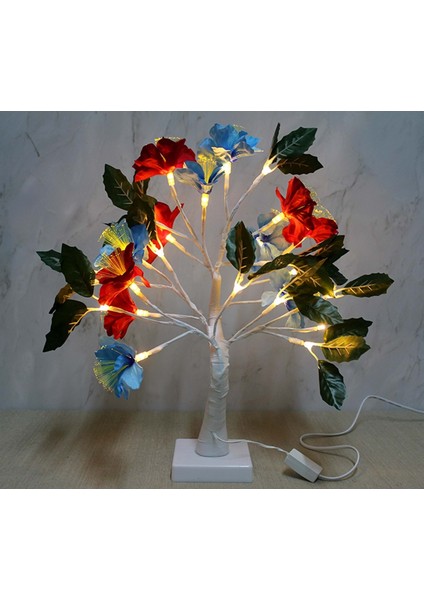 Dekoratif Led'li Çiçek Lamba - 45 cm