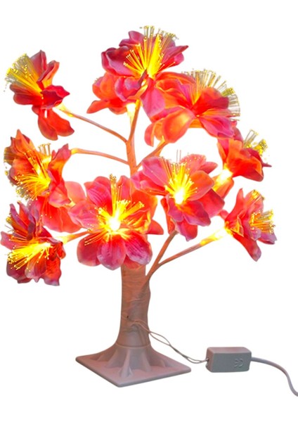 Dekoratif Led'li Çiçek Lamba - 35 cm