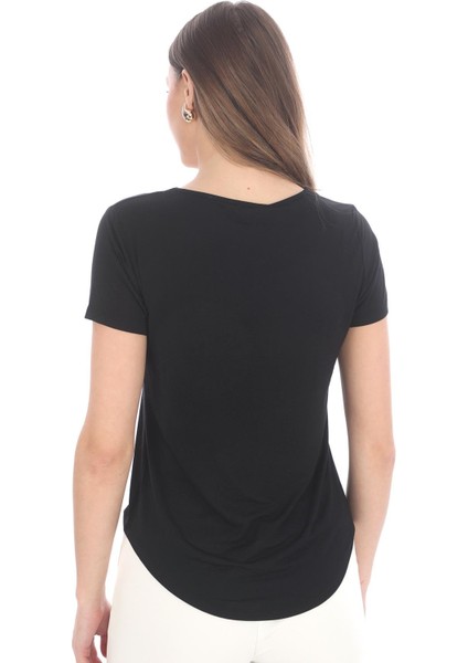 Extra Yumuşak Viscon 2'li Tişört -Siyah-Beyaz indirimleri