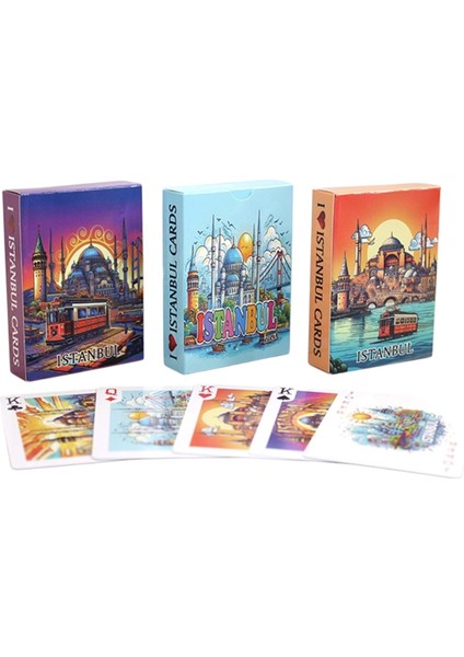 Istanbul Temalı Iskambil Oyunu – 9 cm fırsatları