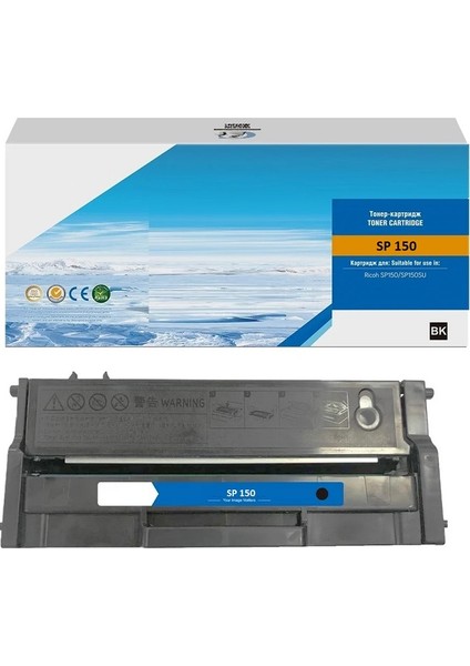 Ricoh Type Sp 150 Muadil Siyah Toner