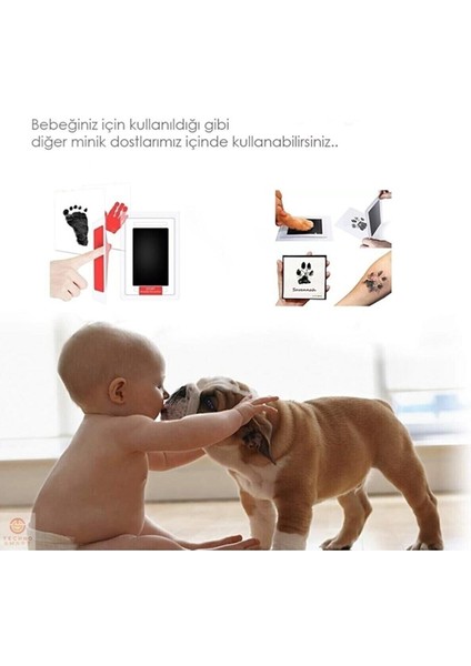 Luxury Evcil Hayvan Pati Izi Seti Toksik Olmayan Mürekkepsiz Baskı Kiti Kedi Köpek Için Uygun 1 Adet modelleri