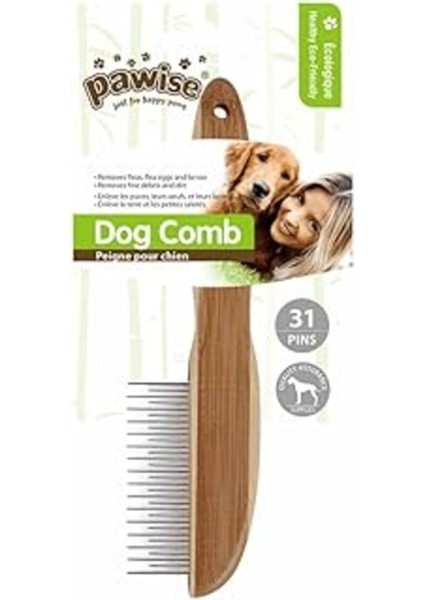 Luxury Pawise Tahta Saplı Köpek Fırçası 31 Pin Li 1 Adet