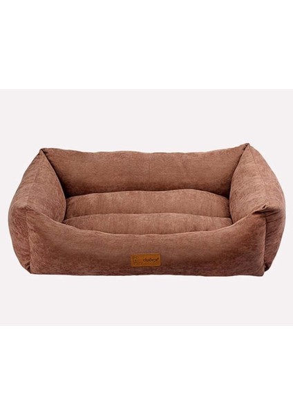 Luxury Cookie Kedi Köpek Yatağı Kahverengi Xlarge 110X80X22 cm - Petshopundan 1 Adet