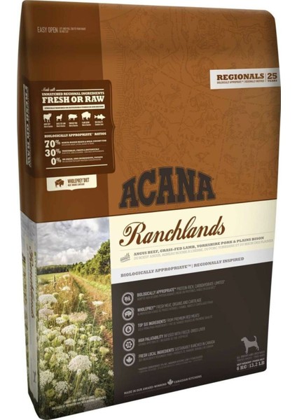 Luxury Ranchlands Tahılsız Sığır ve Kuzu Etli Köpek Maması 11,4 kg 1 Adet