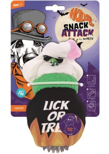 Luxury Halloween Ghost Snack Attack Köpek Oyuncağı 1 Adet