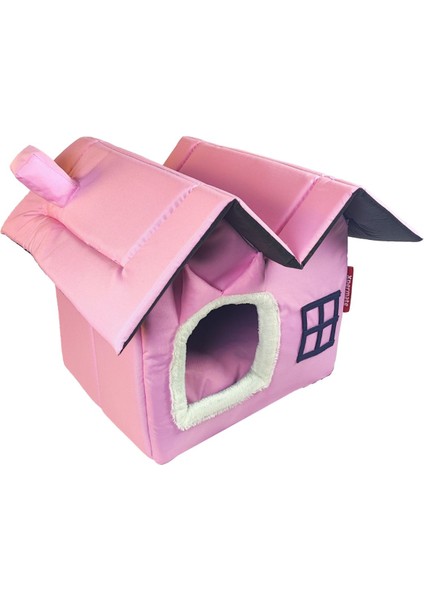 Luxury Kedi Evi Kedi Villası Kedi Kulübesi Kedi Evleri Pembe Petvılla 1 Adet