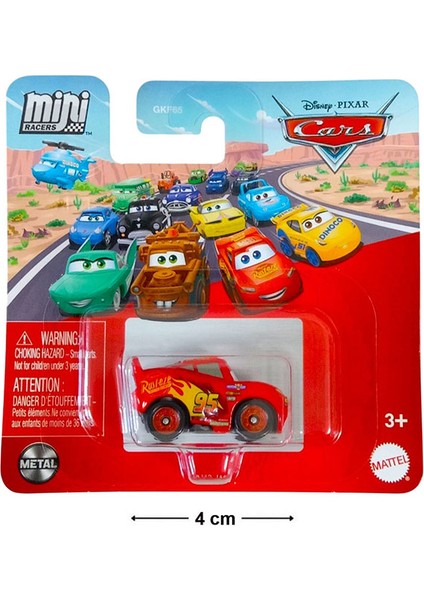 Disney Pixar Cars - Mini Racers - Lightning Mcqueen