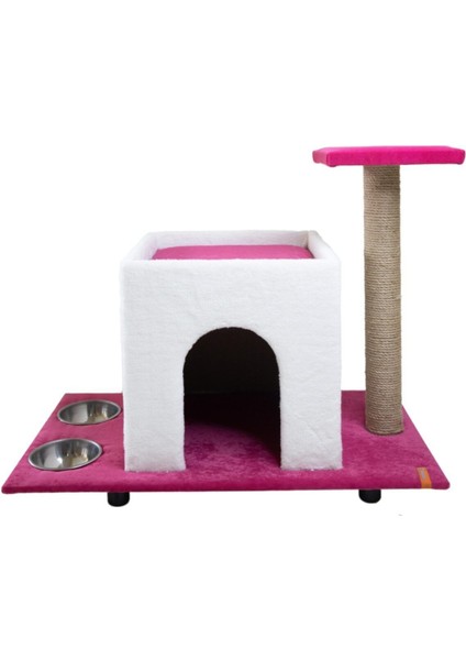 Luxury Yataklı Kedi Evi Yataklı Büyük Kedi Evi 1 Adet