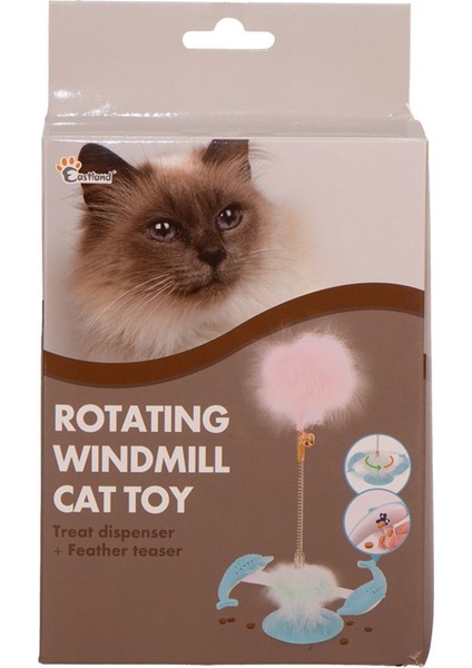 İnteraktif Dönen Kedi Oyuncağı Yunus 24X1 639140 1 Adet