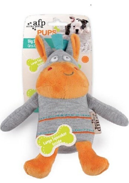 Luxury Pups - Big Squeak Peluş Inek Yavru Köpek Oy. 1 Adet