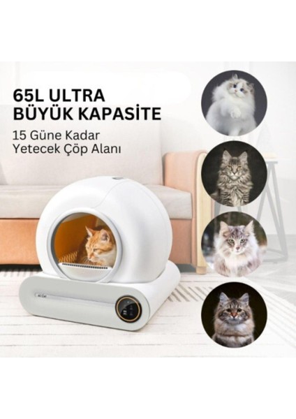Luxury Akıllı Otomatik Kedi Tuvaleti 1 Adet