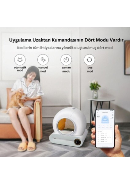 Luxury Akıllı Otomatik Kedi Tuvaleti 1 Adet