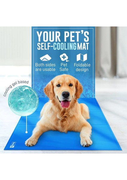 Luxury 50X90 cm Soğutma Matı, Köpek/kedi/petler Için, Katlanabilir, Self-Cooling Jel Ped, Soğutucu Yatak 1 Adet