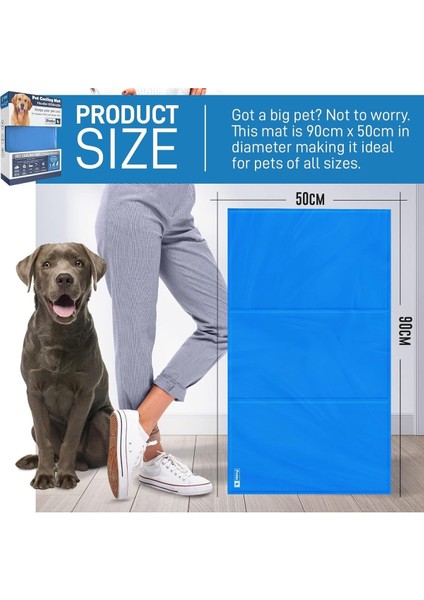 Luxury 50X90 cm Soğutma Matı, Köpek/kedi/petler Için, Katlanabilir, Self-Cooling Jel Ped, Soğutucu Yatak 1 Adet
