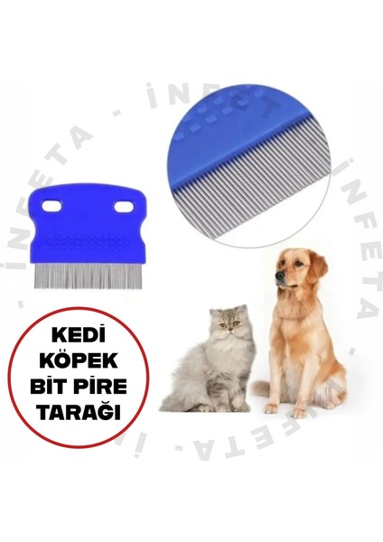 Kedi Köpek Tüy Bit Pire Toplayıcı Tarak Pire Tüy Toplama Temizleme Tarağı Tarak
