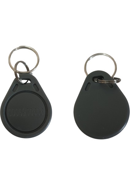 Kartlı Geçiş Manyetik Anahtarlık Rfid Keyfob Göstergeç 125 Khz Proximity 30 Adet
