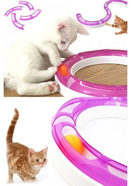 Luxury Kedi Oyun Tünel Çemberi 1 Adet