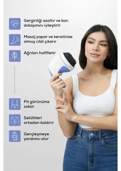 5 Başlıklı Tüm Vücut Masaj Aleti indirimleri