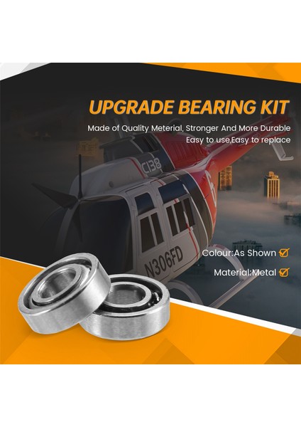 Rc Oyuncak Helikopter Yükseltme C138 C186 Rulman Takımı Rc Era C138 Bell 206 1:33 Rc Oyuncak Helikopter Parçaları (Yurt Dışından)