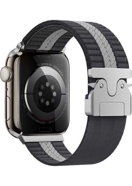 Apple Watch Series 10 Ultra 9 8 46MM 49MM Şerit Tasarım Paraşüt Toka Askısı (Yurt Dışından)