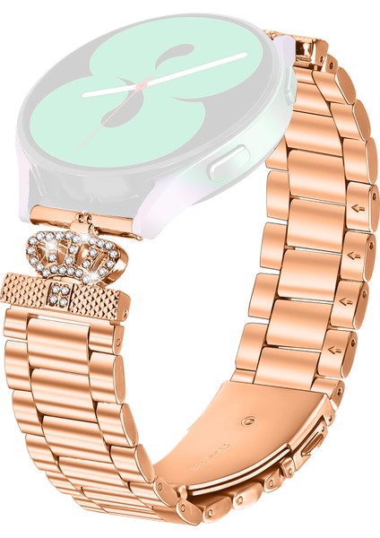 Garmin Instinct 2s Paslanmaz Çelik Kayış Taç Şekli Taklidi Dekor Watch Band (Yurt Dışından)