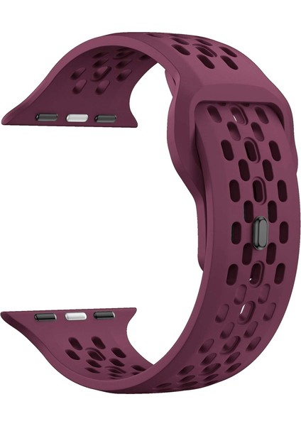 Apple Watch Series 10 Ultra 9 8 46MM 49MM Delik Tasarım Silikon Bilek Kayışı (Yurt Dışından)