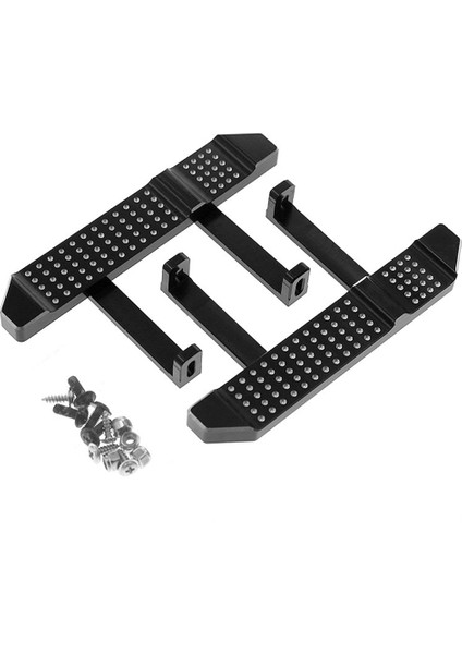 Metal Pedal Yan Plaka Kaydırıcısı Mn D90 Mn-90 MN98 MN99 MN99S 1/12 Rc Araba Yükseltme Parçaları Aksesuarları Siyah (Yurt Dışından)