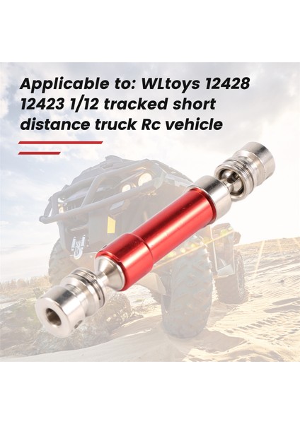 1 Adet Metal Arka Merkez Tahrik Mili Cvd Şanzıman Mili 1:12 Wltoys 12428 12423 Rc Araba Kısa Mesafe Çöl Arabası Off-Road (Yurt Dışından) indirimleri
