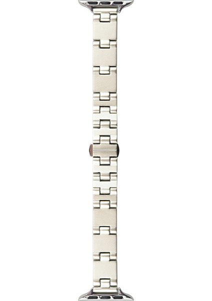 Apple Watch Series 10 9 8 7 Se (2023) Se (2022) Se 3 2 1 42MM 41MM Ayna Kaplama Çinko Alaşım Kayış (Yurt Dışından)