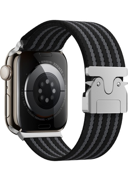 Apple Watch Series 10 Ultra 9 8 46MM 49MM 4-Şerit Paraşüt Toka Naylon Kayış (Yurt Dışından)