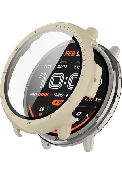 Huami Amazfit Aktif 2 Izle Vaka Pc Çerçeve Kapak Temperli Cam Ekran Filmi (Yurt Dışından)