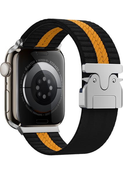 Apple Watch Series 10 Ultra 9 8 46MM 49MM Şerit Tasarım Paraşüt Toka Askısı (Yurt Dışından)