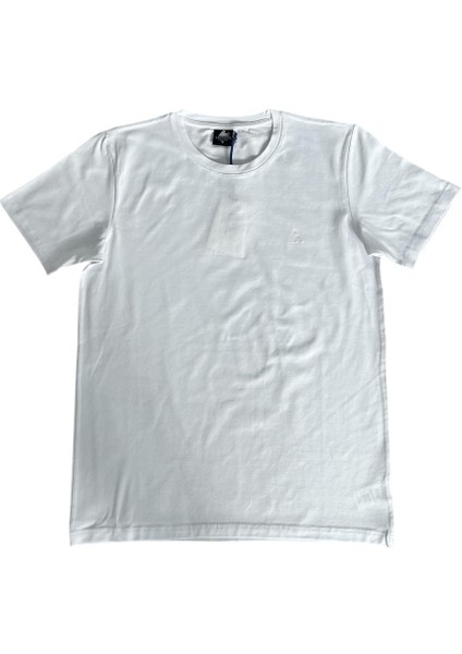 Lacaton Süper Battal Unisex Bisiklet Yaka T-Shırt