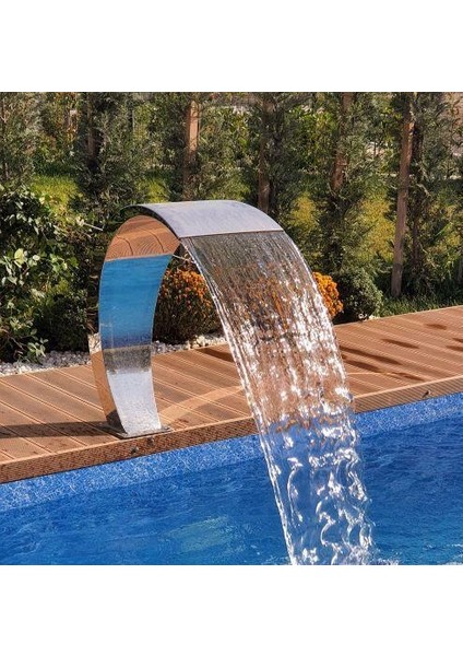 Kobra Model Havuz Şelalesi Aısı 304 35X47,5 cm Derinlik 45 Cm-1,2mm-Toptancıyızbiz indirimleri