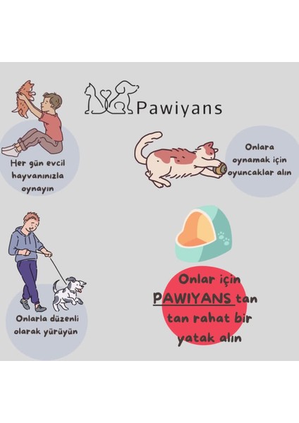 Luxury Round Box Kedi ve Köpek Yatağı Üst Kalite Yıkanabilir Fermuarlı Kılıf Astarlı Elyaf Içi Minderli. 1 Adet