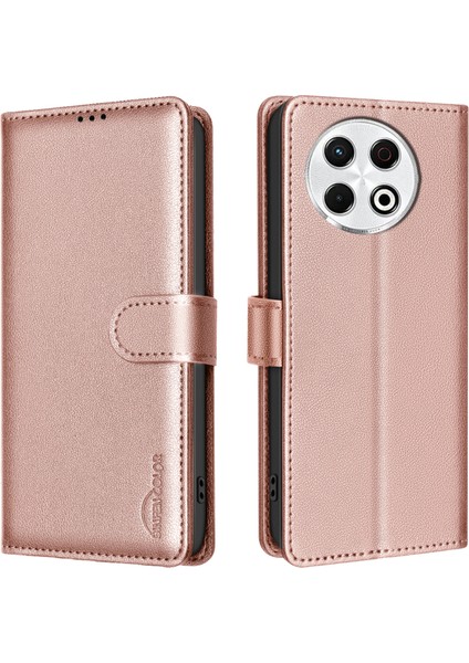 Tecno Spark 30 Pro 4g Deri Cüzdan Rfıd Engelleme Telefon Kapağı (Yurt Dışından)