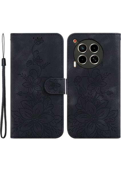 Tecno Camon 30 Cüzdan Kılıfı Çizilmez Deri Telefon Kapağı (Yurt Dışından)